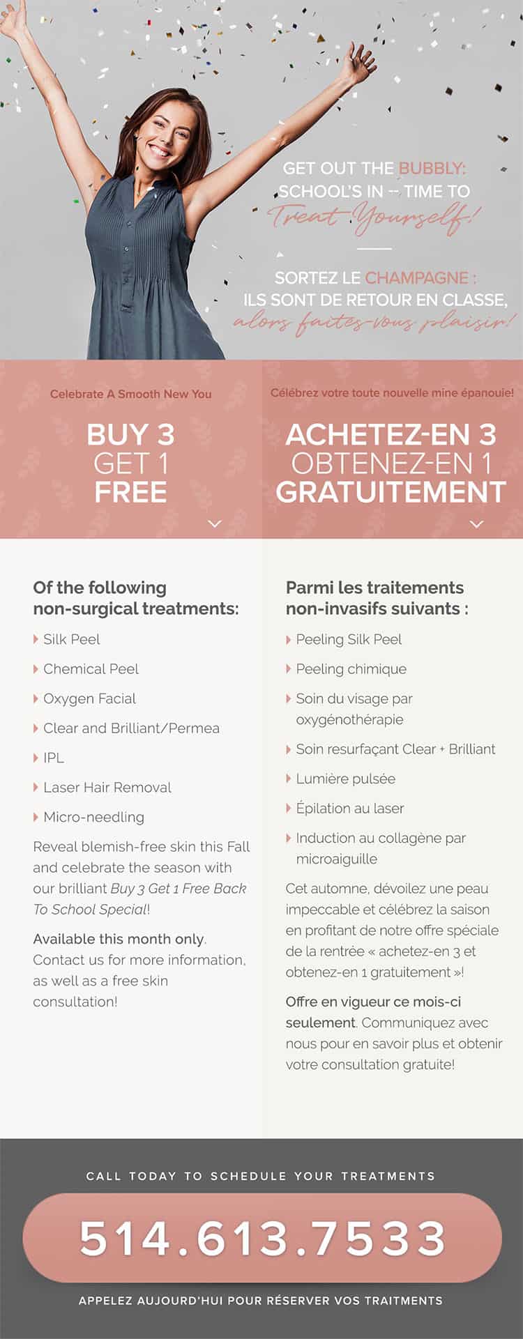 Buy 3 Get 1 special